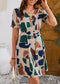Now In Stock! Fashionable Boho Belted A Line Dress